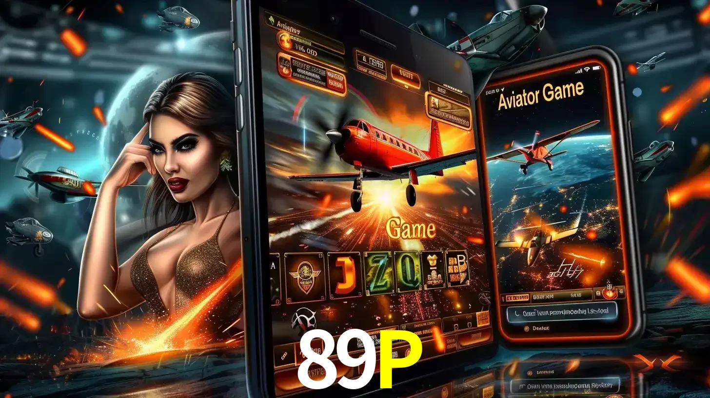 Mulher estilosa cercada por telas que exibem a jogabilidade do Aviator, capturando a intensidade e a estratégia deste popular crash game oferecido pelo 89P.